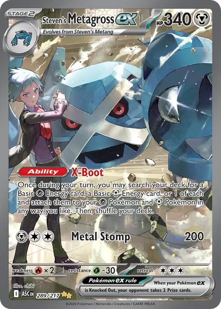 Steven's Metagross ex 「ASC 289/217」「EN」