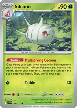 Silcoon #012/217 · Pokémon