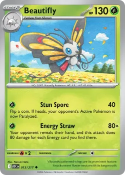 Beautifly #013/217 · Pokémon