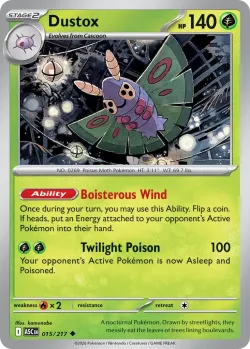 Dustox #015/217 · Pokémon
