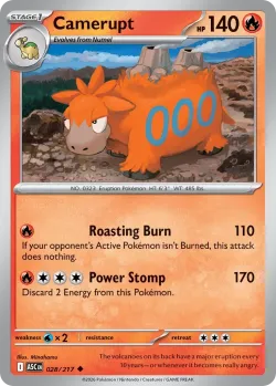 Camerupt #028/217 · Pokémon