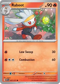 Raboot #037/217 · Pokémon
