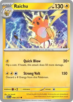Raichu #056/217 · Pokémon