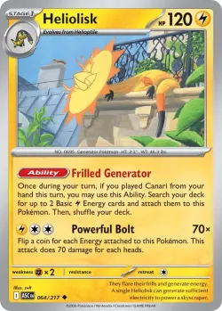 Heliolisk #064/217 · Pokémon