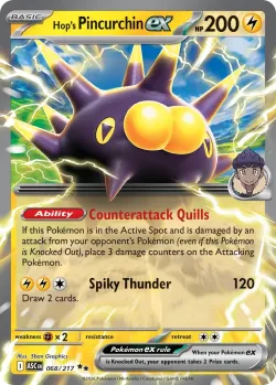 Hop's Pincurchin ex #068/217 · Pokémon