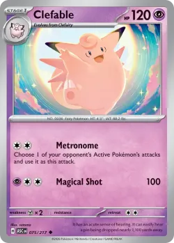 Clefable #075/217 · Pokémon