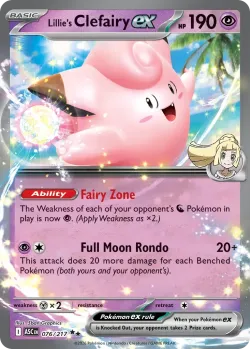 Lillie's Clefairy ex #076/217 · Pokémon