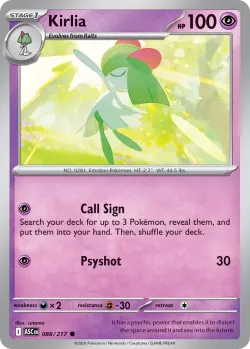 Kirlia #088/217 · Pokémon