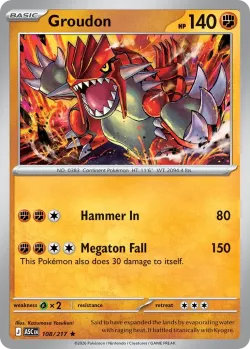 Groudon #108/217 · Pokémon