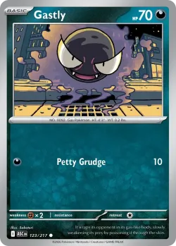 Gastly #123/217 · Pokémon