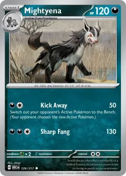 Mightyena #129/217 · Pokémon