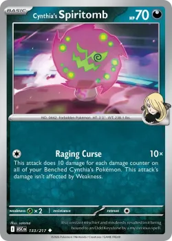 Cynthia's Spiritomb #133/217 · Pokémon
