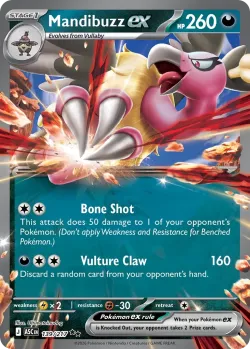 Mandibuzz ex #139/217 · Pokémon