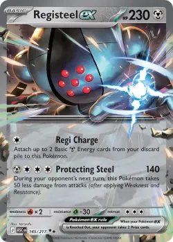Registeel ex #145/217 · Pokémon