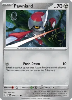 Pawniard #146/217 · Pokémon