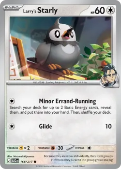 Larry's Starly #168/217 · Pokémon