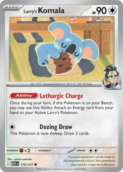 Larry's Komala #175/217 · Pokémon