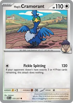 Hop's Cramorant #177/217 · Pokémon