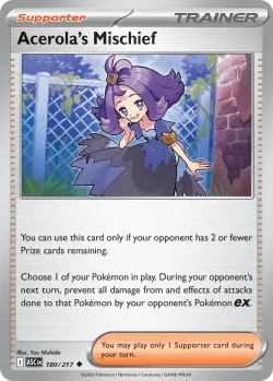 Acerola's Mischief #180/217 · Pokémon