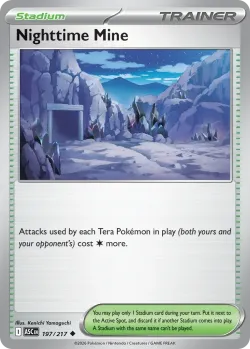 Nighttime Mine #197/217 · Pokémon