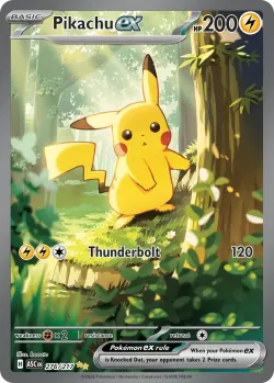Pikachu ex 「ASC 276/217」「EN」