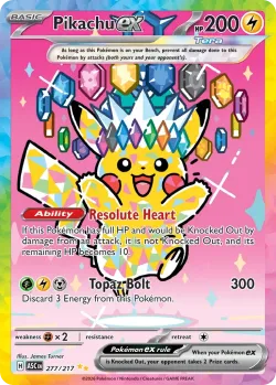 Pikachu ex 「ASC 277/217」「EN」
