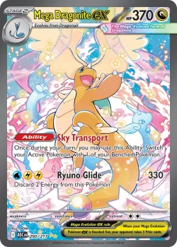 Mega Dragonite ex 「ASC 290/217」「EN」