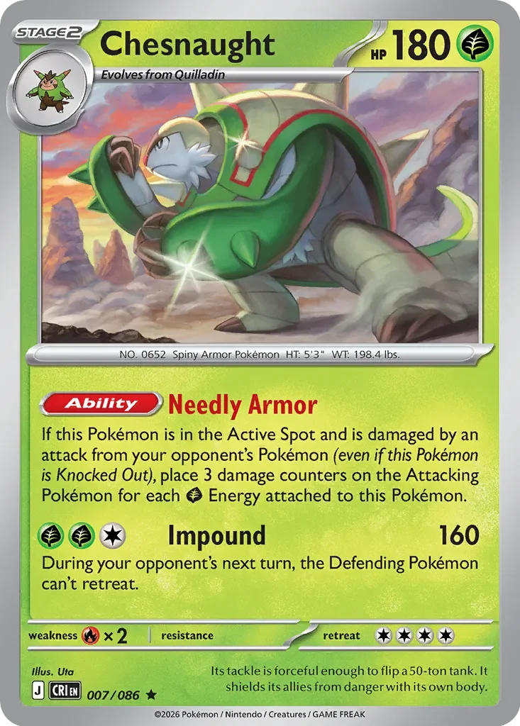 Chesnaught 「CRI 007/086」「EN」