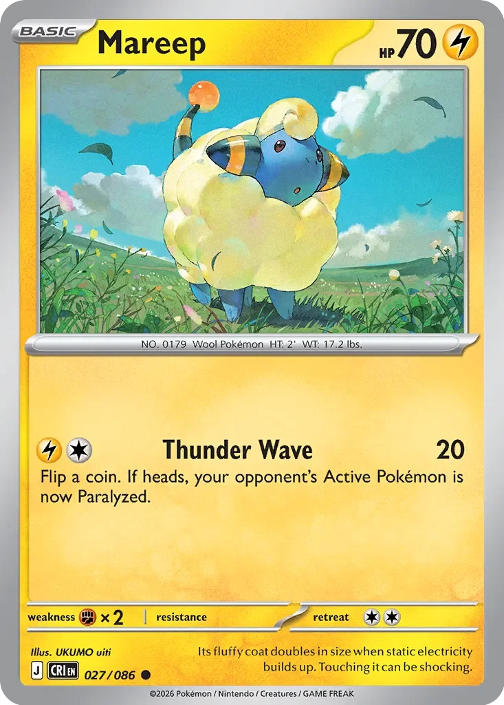 Mareep 「CRI 027/086」「EN」