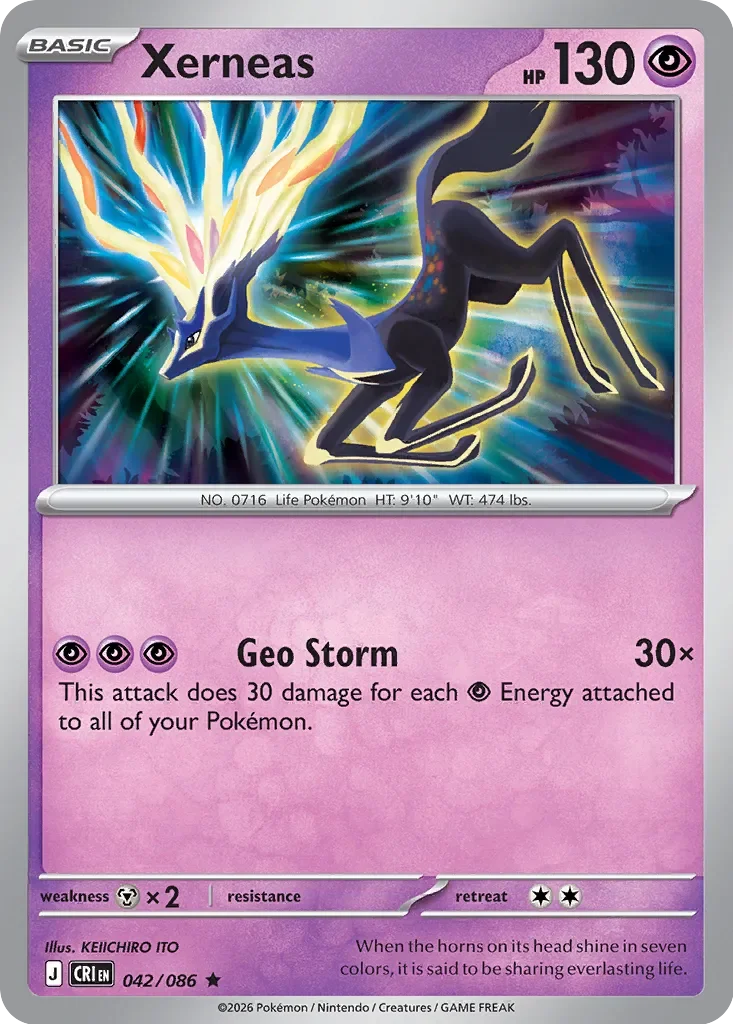 Xerneas 「CRI 042/086」「EN」