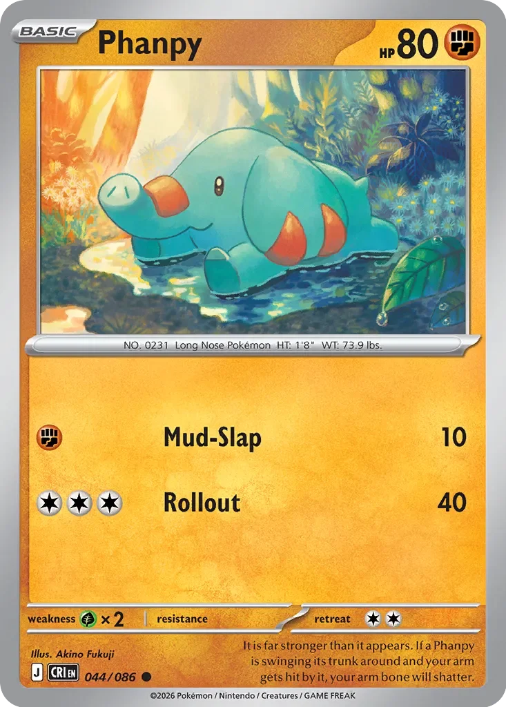 Phanpy 「CRI 044/086」「EN」