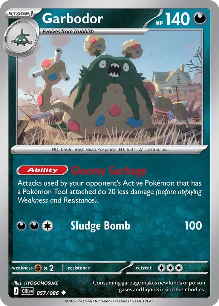 Garbodor 「CRI 057/086」「EN」