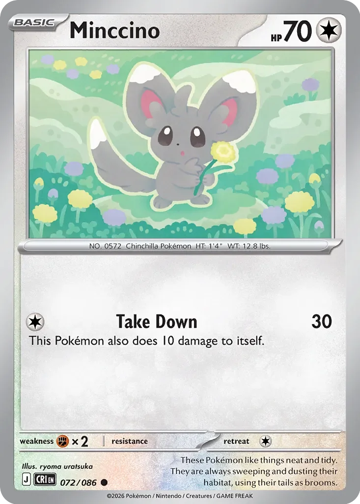 Minccino 「CRI 072/086」「EN」