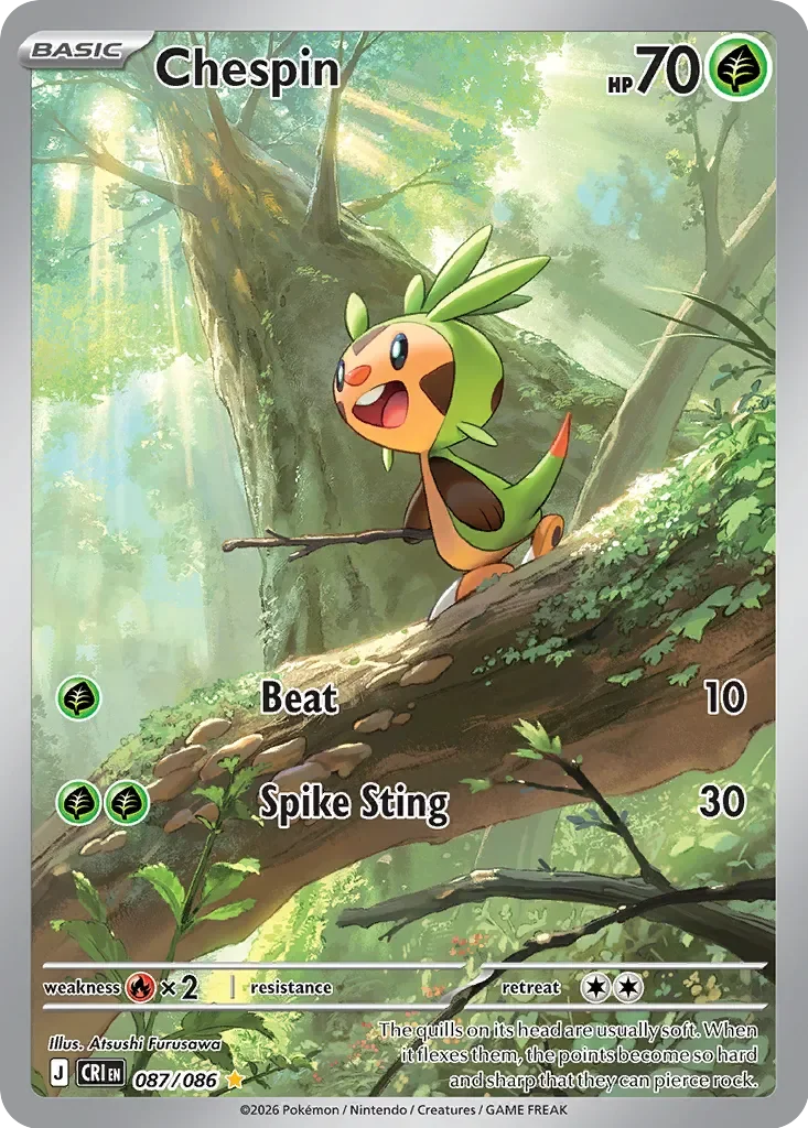 Chespin 「CRI 087/086」「EN」