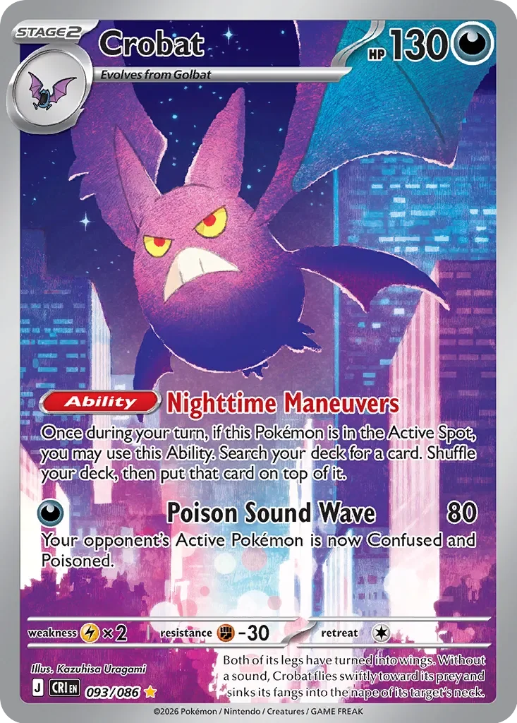 Crobat 「CRI 093/086」「EN」