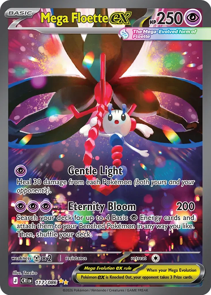 Mega Floette ex 「CRI 117/086」「EN」