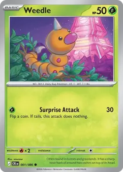 Weedle #001/086 · Pokémon