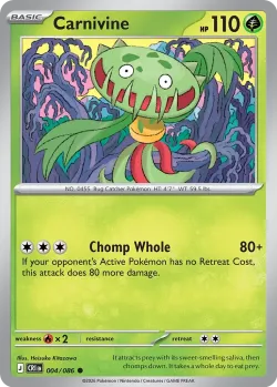 Carnivine #004/086 · Pokémon