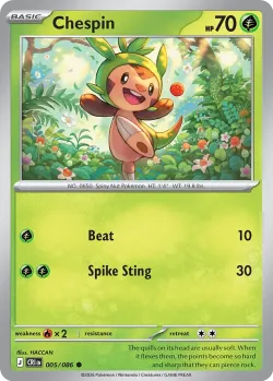 Chespin #005/086 · Pokémon