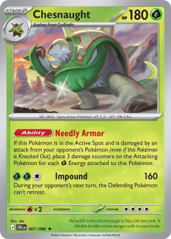 Chesnaught #007/086 · Pokémon