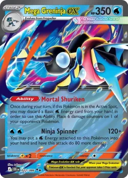 Mega Greninja ex #022/086 · Pokémon