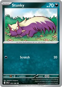 Stunky #053/086 · Pokémon