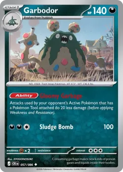 Garbodor #057/086 · Pokémon