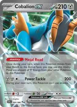 Cobalion ex #064/086 · Pokémon