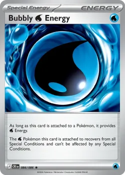 Bubbly Water Energy #084/086 · Pokémon