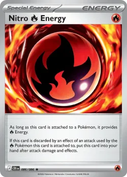 Nitro Fire Energy #086/086 · Pokémon