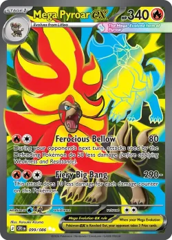 Mega Pyroar ex 「CRI 099/086」「EN」