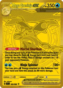 Mega Greninja ex 「CRI 122/086」「EN」