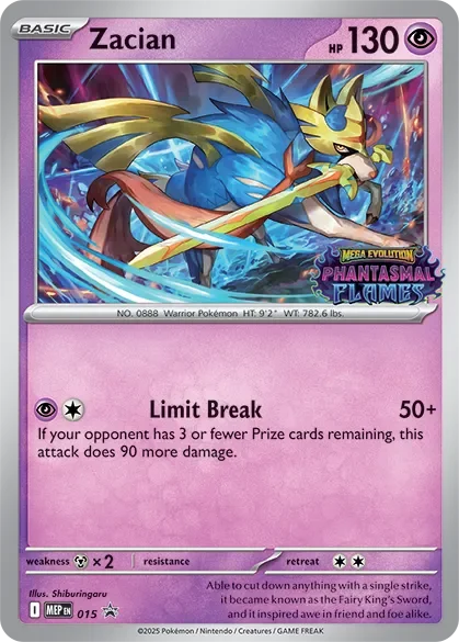 Zacian 「MEP 015」「EN」