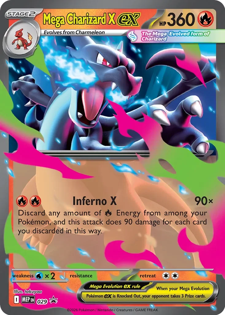 Mega Charizard X ex 「MEP 029」「EN」
